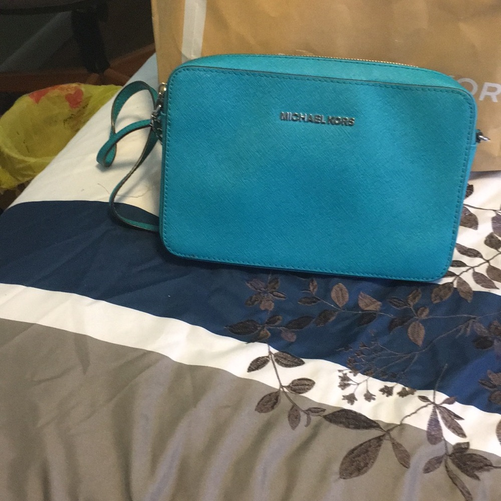 Large Saffiano Leather Crossbody